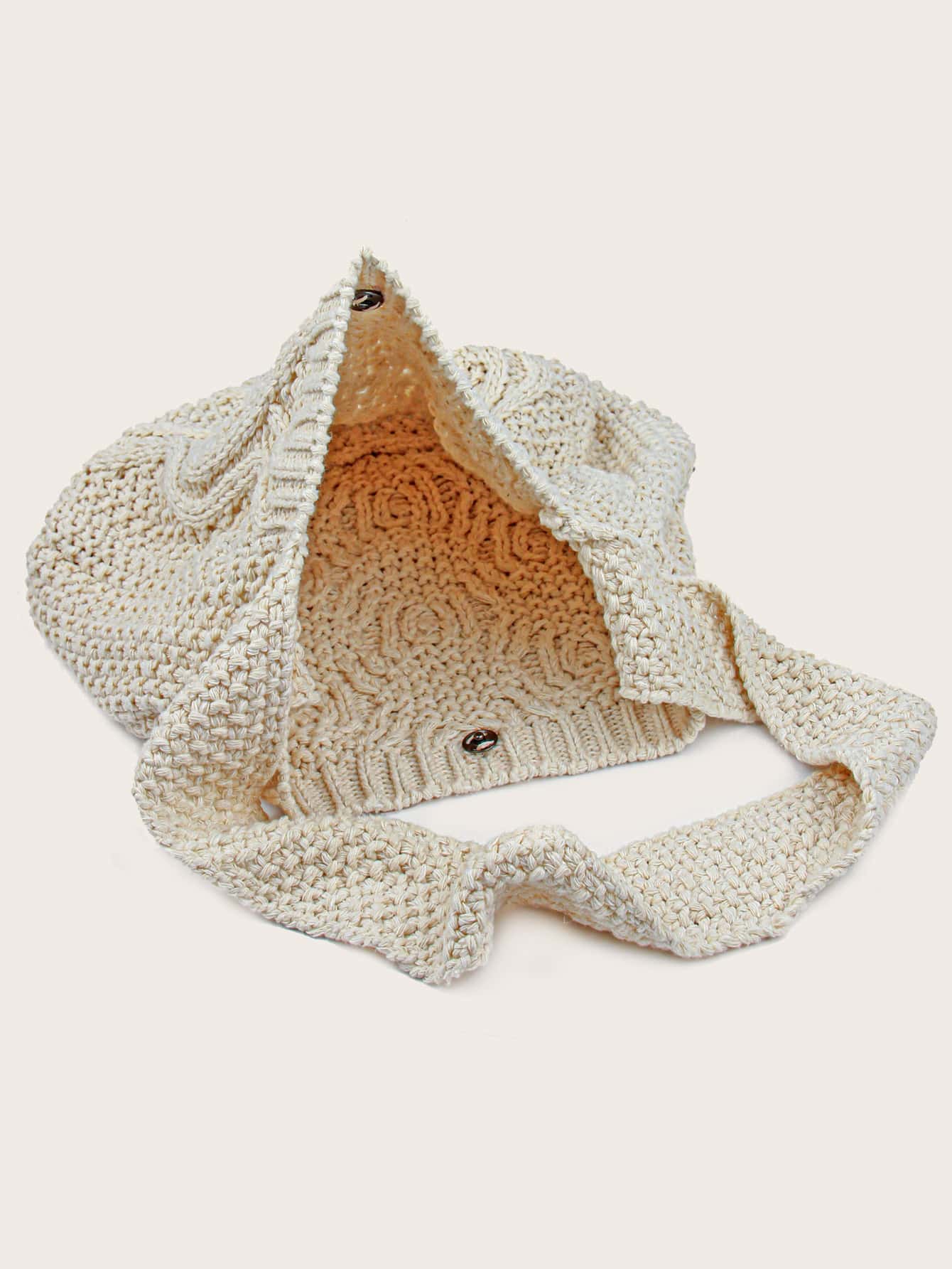 CoreRevo Women's Crochet Shoulder HandBags Hobo Knitted Tote Bag Shopping Bags - Image 5