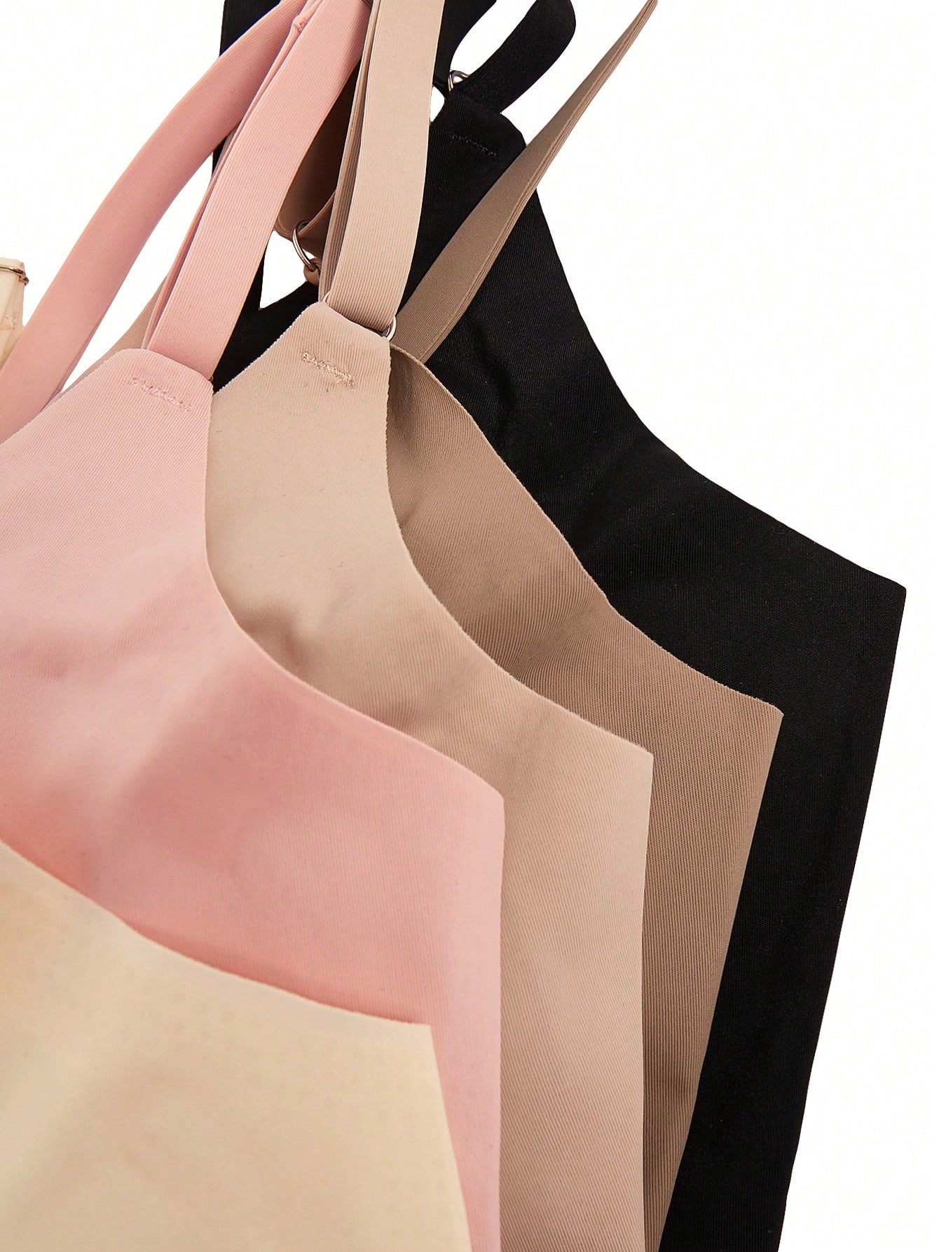 CoreRevo Women's 5Pack Padded Seamless Bralettes Bra Camisole Top - Image 4