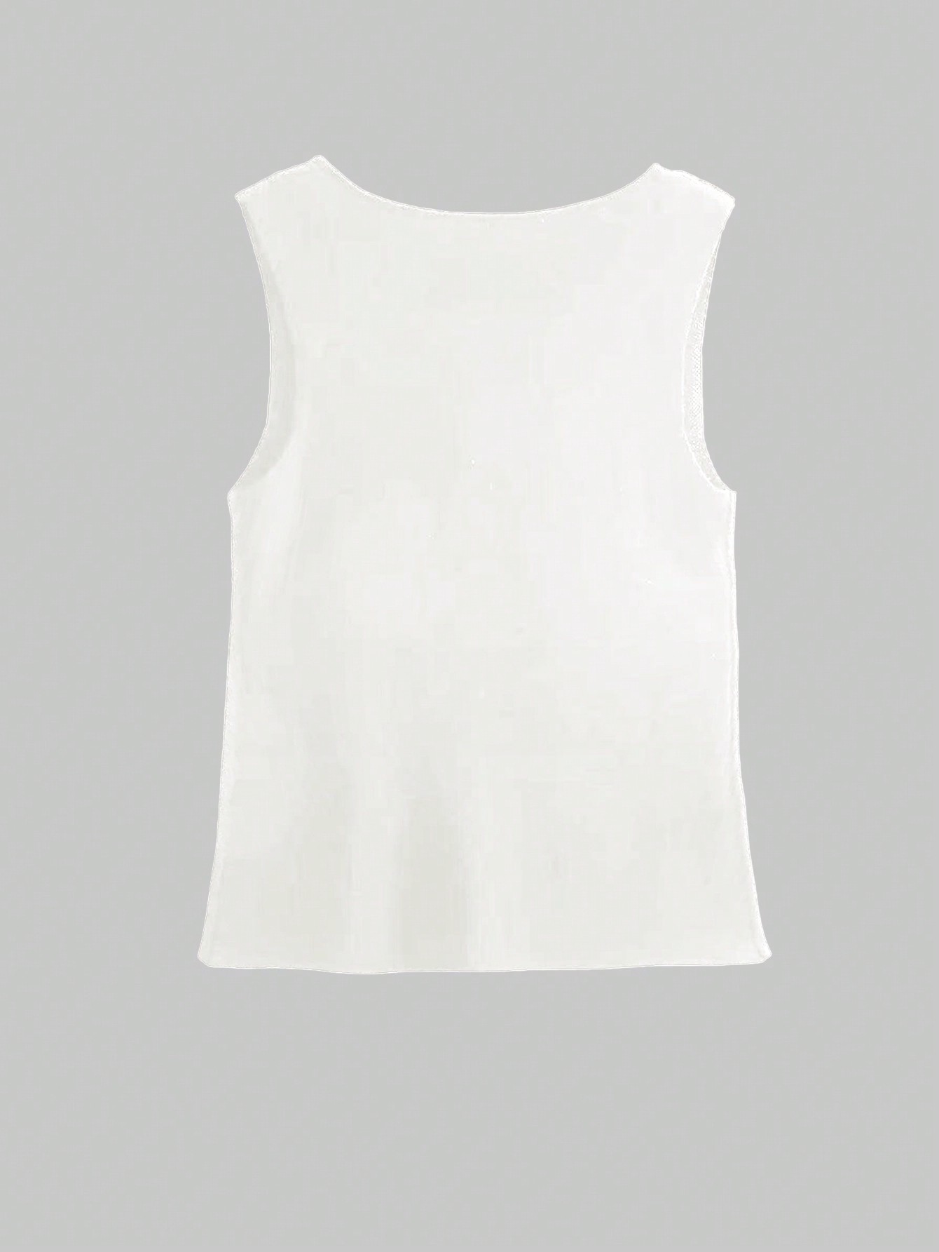 CoreRevo Women's Button Down Split Sweater Vests Old Money Crew Neck Sleeveless Knit Tops - Image 4